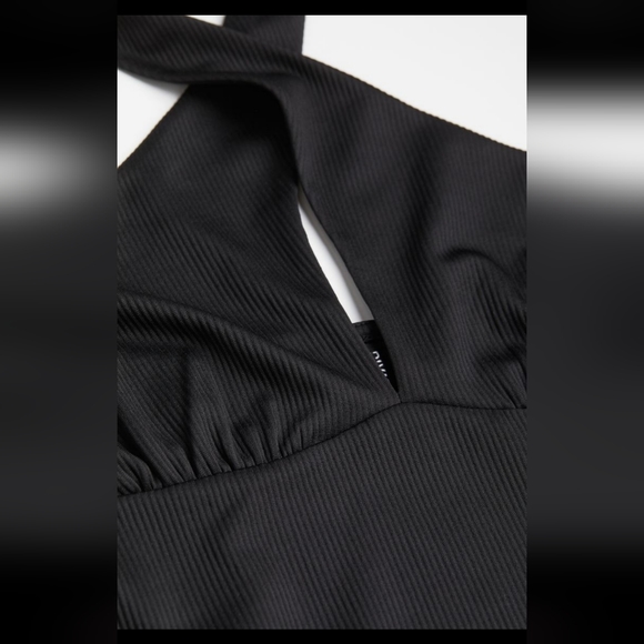 Halterneck Jersey Dress - Picture 2 of 3